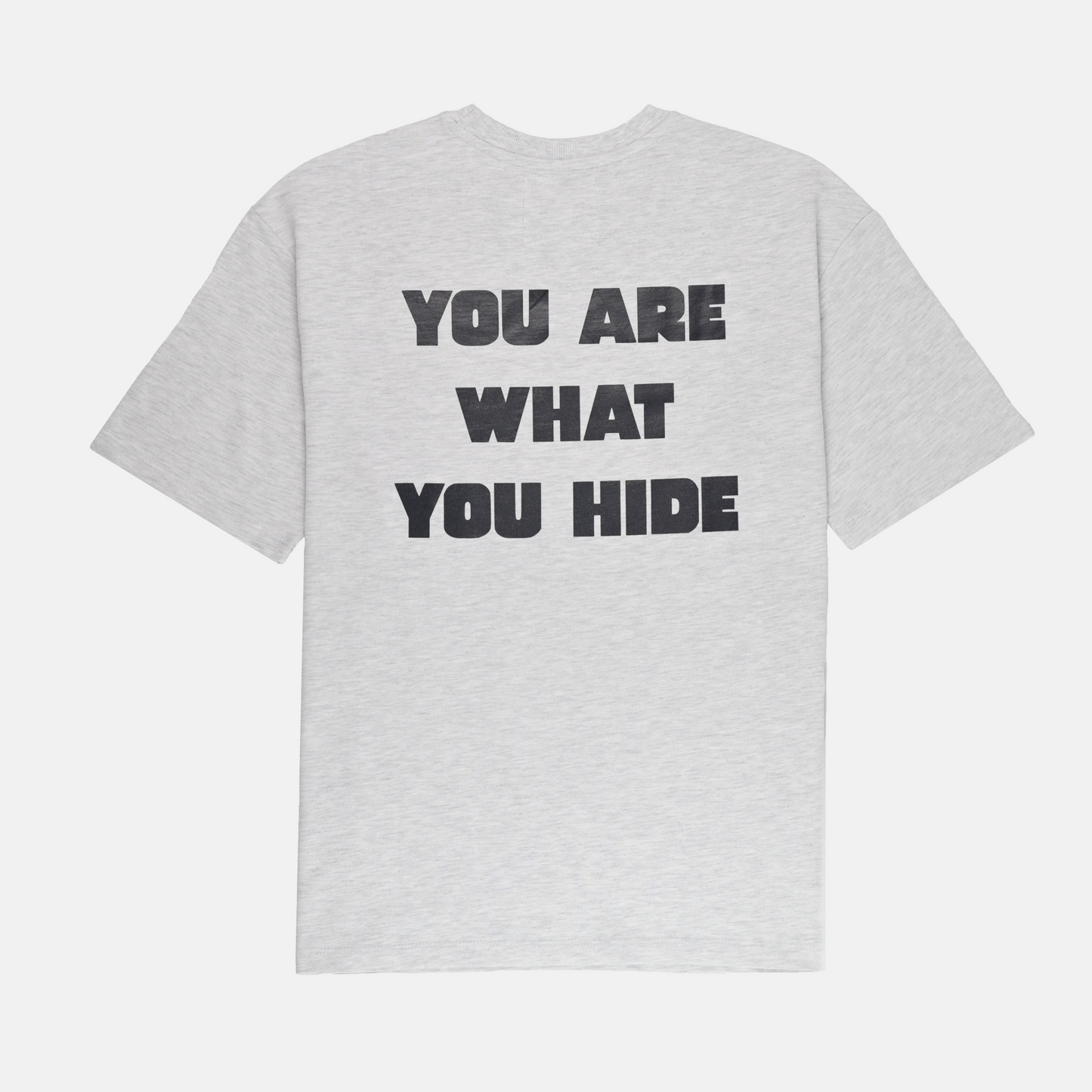 SLOGAN T-SHIRT - LIGHT GREY