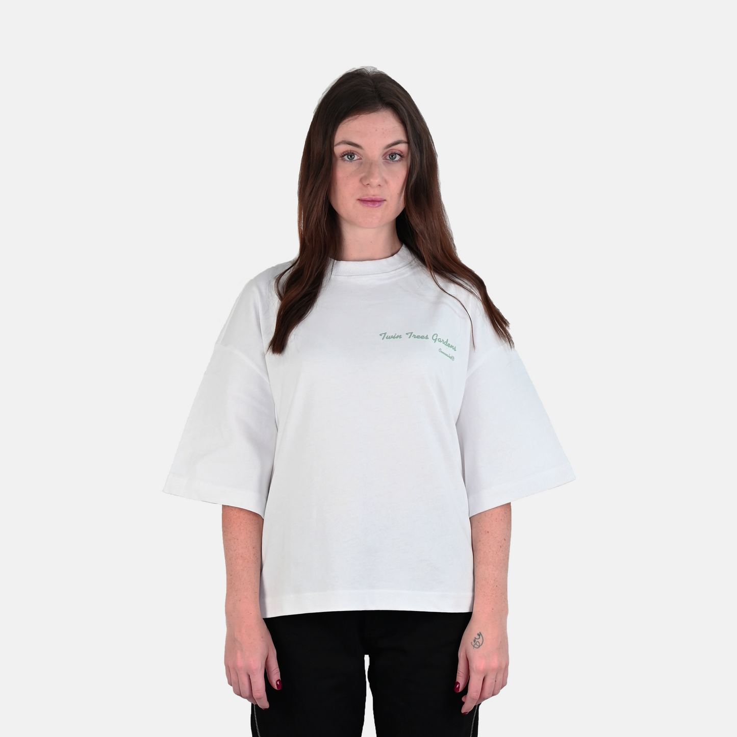 TWIN TREES GARDENS T-SHIRT - WHITE