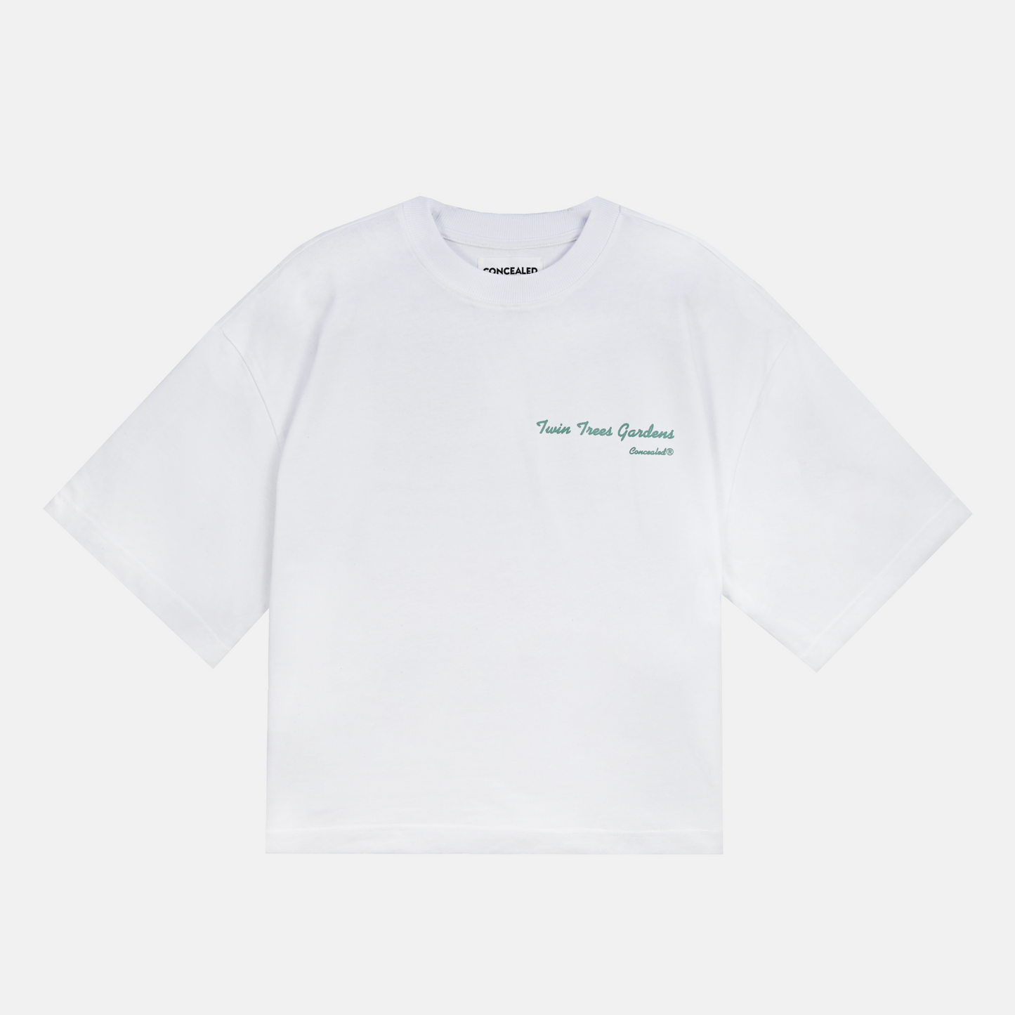 TWIN TREES GARDENS T-SHIRT - WHITE